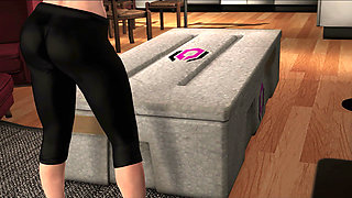Eva Special Delivery - Futa Sex Robot Fucks Her 3D Animation