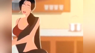 Bhabhi ji ko mast chut ko chatne me maja aaya