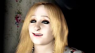Kitchen Fitter Fucks Housewife MILF - Big Dick Cumshot on Blonde in Stockings