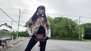 Megu2002s Hentai Break in Park Sparks Outdoor Dildo Exposure