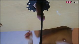 Femdom Cock Slapping And Splashing - Gloryhole Liljaswitch