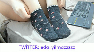 Foot- Foot Fetish- Turkish Foot- Turkish Foot Fetish- Socks- Short Socks- Turkish Porn- Turkish MILF- Turkish Owner