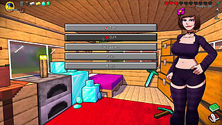 HornyCraft Minecraft Parody - Steve Gets Sloppy Deepthroat Blowjob from Jenny for a Diamond