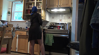 My Best Freinds Wife Almost Caught Me Masturbating !!!