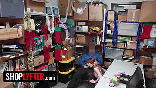 Shoplyfter - Passionate Redhead Crook Krystal Orchid Gets on Her Knees and Swallows Huge Cumshot