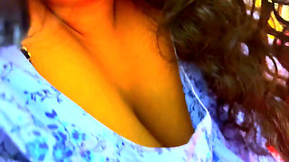 Arab Muslim Hot Maid Pillow Humping on Hotel Bed Then a Stranger Guy See Her Big Ass & Start Handjob