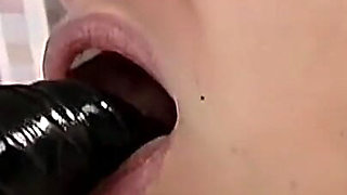 Ugly Cougar Hard Masturbation with Big Black Vibrator