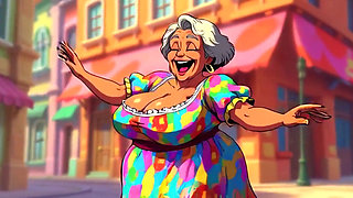 Big Boob Grans Dancing Animation