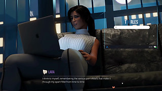 Croft Adventures Hentai Game Parody Ep.8 Librarian Caught Doing BDSM Slave Online!