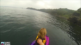 Open Water Kayak Disaster for Non Swimmer - Saved by Lifejacket