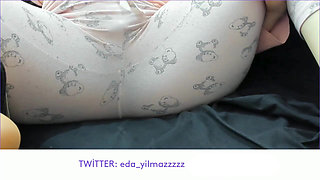 Masturbation in Pajamas - Pussy Caressing in Pajamas