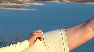 Hot Masturbation After Yoga in Sport Suit!