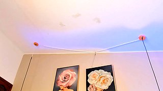 Sexy Blonde Toys Her Pussy Close Up