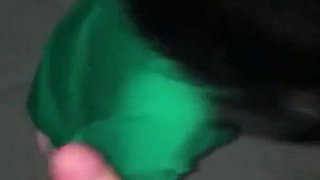 Korean girl gives blowjob