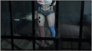 Hi Folks, This Is A Wip From My Upcoming Animation Featuring Harley Quinn And Poison Ivy. This Is No