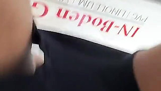 Two Horny Leather Tattoo Sluts Fuck Truck Driver at the Rest Area!