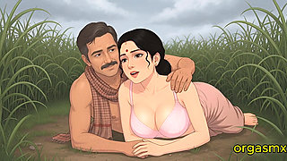 Indian Desi Asian Bhabi Ka Khet - Outdoor MILF