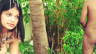 Aniket takes Sanjana to the garden and fucks her