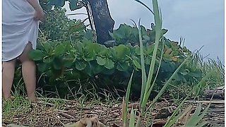 Pisses On The Beach In Costa Rica