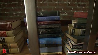 mommy Mistress Kara owns dick of t-girl associate Stefa